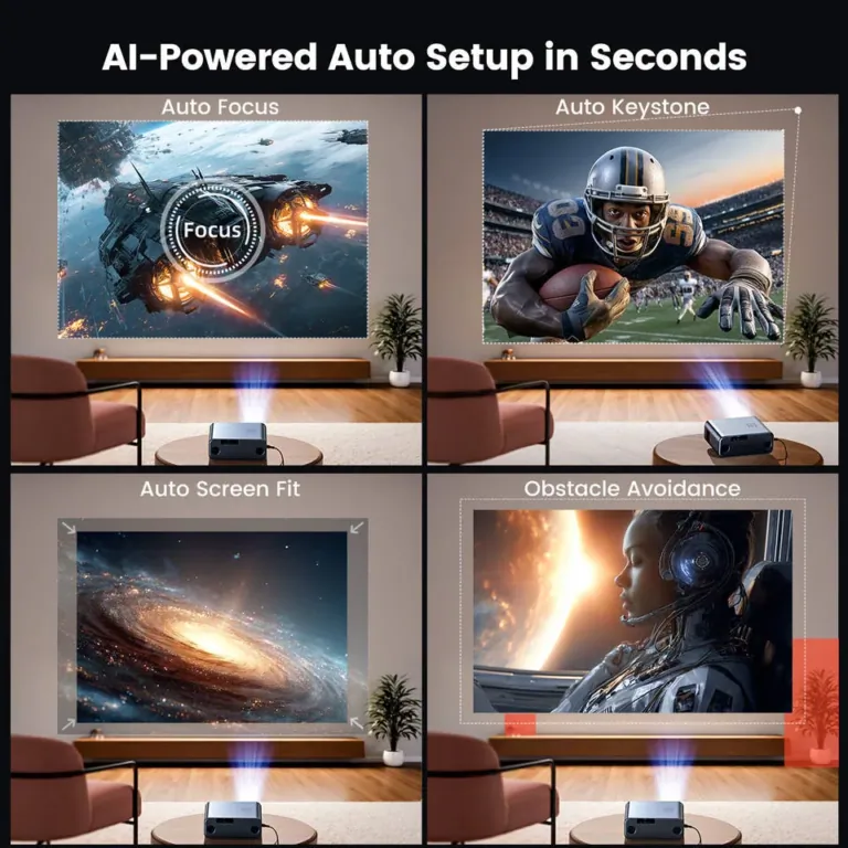 A Wimius G1 projektor Google TV-s házimozit ad otthonra 6