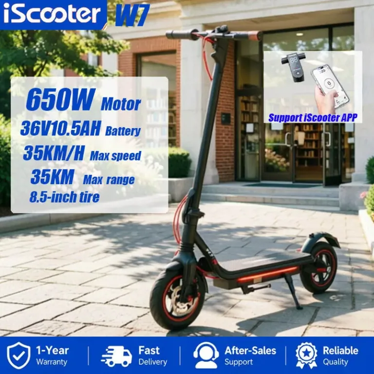 Az iScooter W7 e-roller a városi ingázás laza megoldása 2