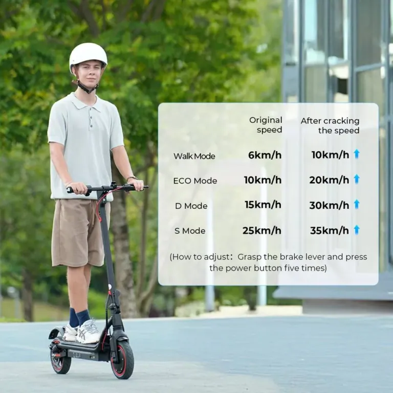 Az iScooter W7 e-roller a városi ingázás laza megoldása 10