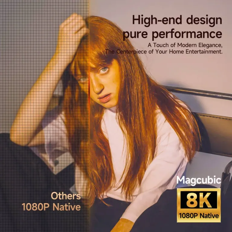 Magcubic X7 projektor, az 1000 ANSI lumenes házimozi 6