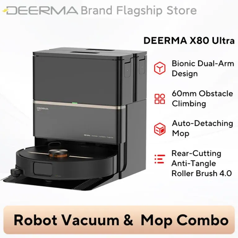 A Deerma X80 Ultra robotporszívó 6 cm-t is simán megmászik 2
