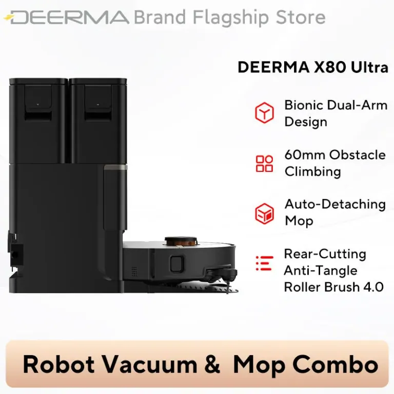 A Deerma X80 Ultra robotporszívó 6 cm-t is simán megmászik 3
