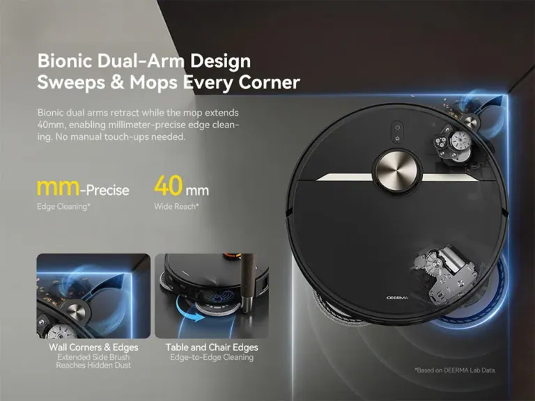 A Deerma X80 Ultra robotporszívó 6 cm-t is simán megmászik 10