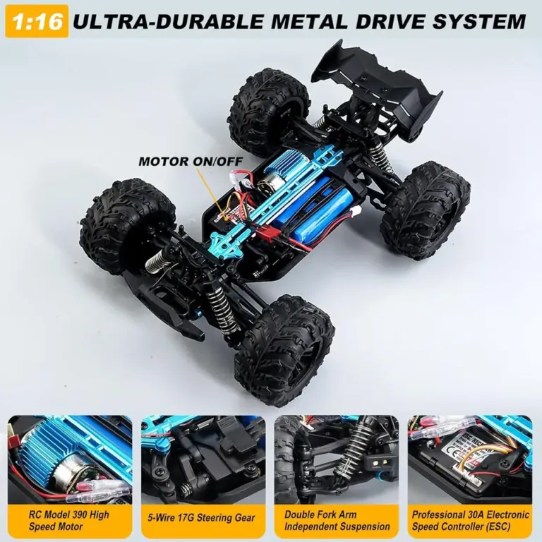Az 50 km/h-s Wltoys RC autó megfizethető áron száguld 8