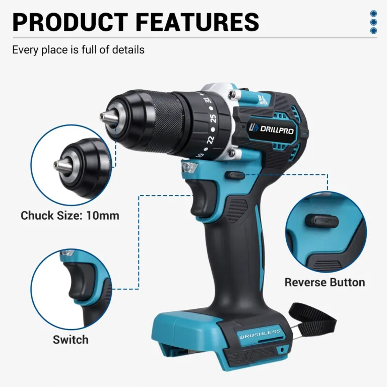 Négy akkus szerszámgép egyetlen Drillpro dobozban 5