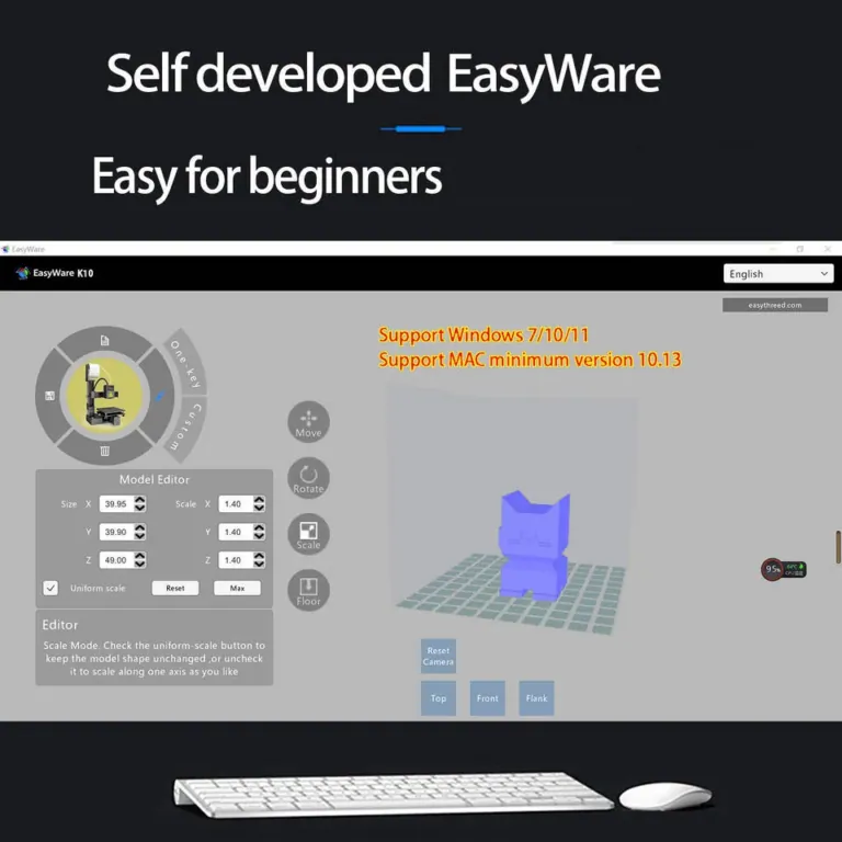 EasyThreed K10 3D nyomtató, amivel bárki elkezdheti 10