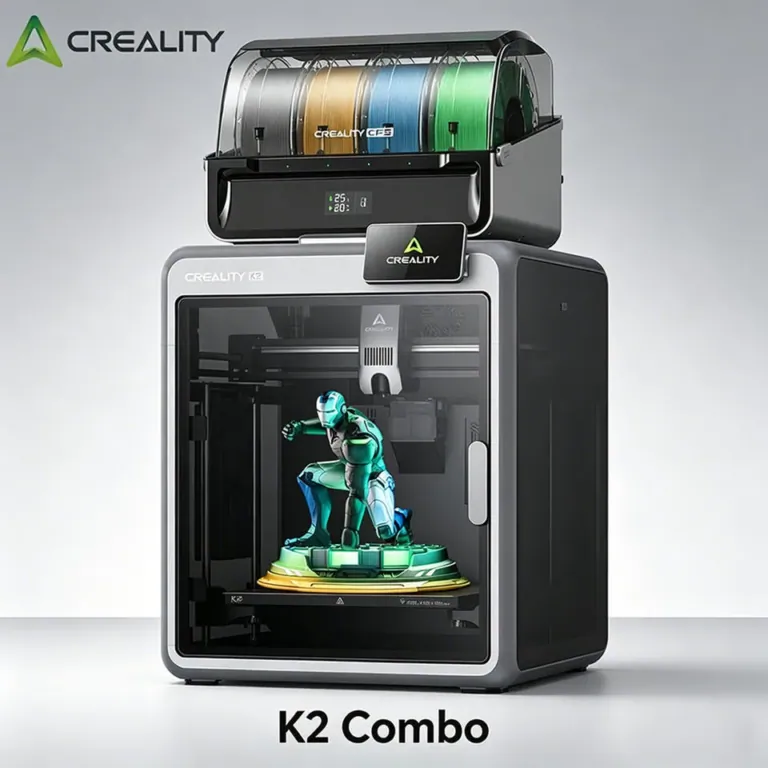 Creality K2 Combo 3D nyomtató, a többszínű nyomtatás ásza 2