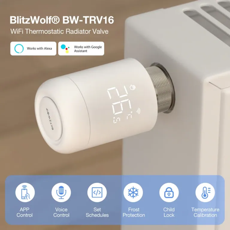A BlitzWolf BW-TRV16 egy okos radiátorszelep hub nélkül 4