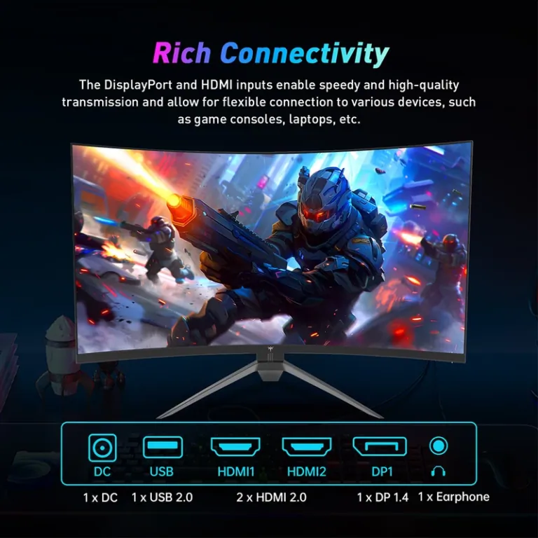 KTC H32S17F, a 240 Hz-es ívelt gamer monitor kuponozható 8