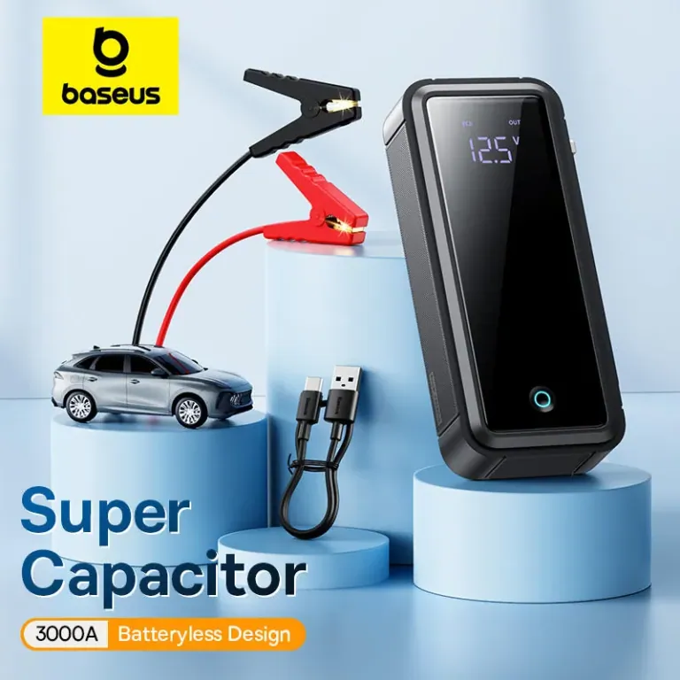 A Baseus szuperkondenzátoros bikázó akku nélkül is indít 2