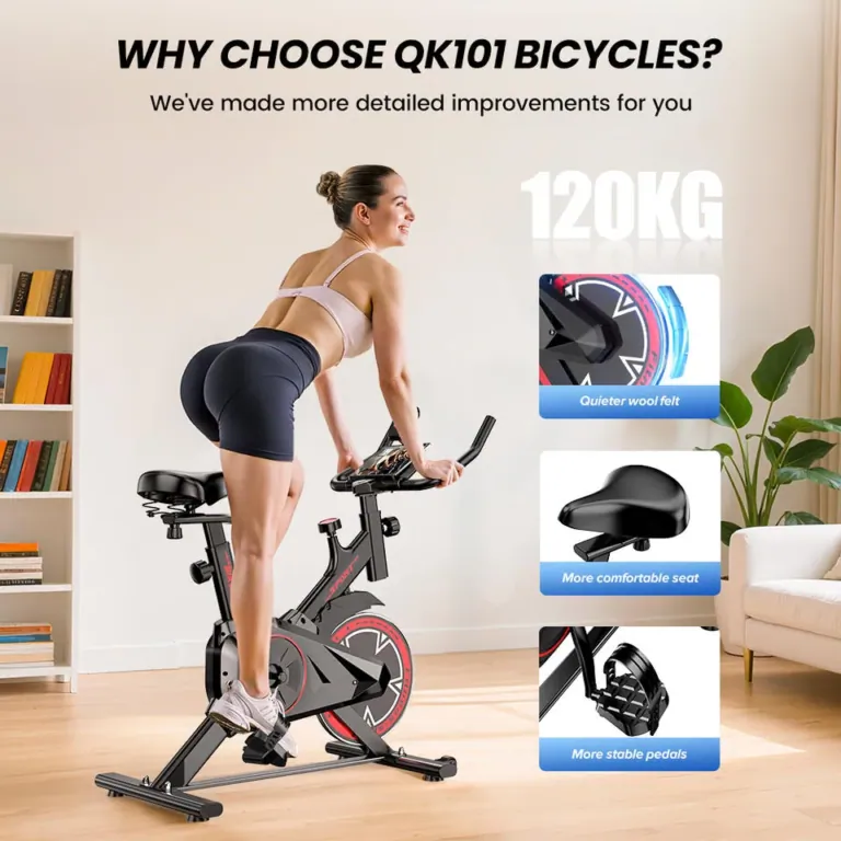 Csendes otthoni kardió Formill QK101 spinning kerékpárral 3