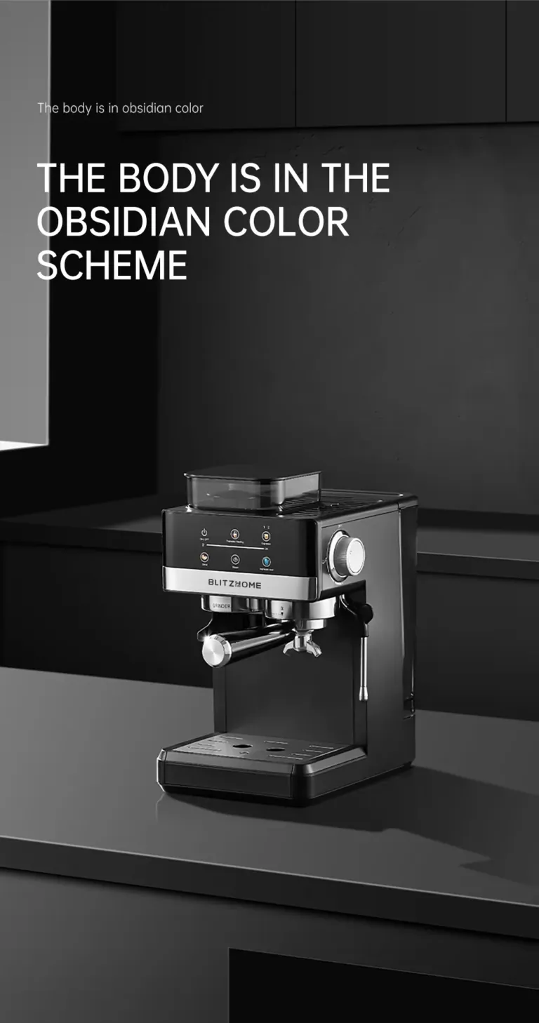 BlitzHome CM5520 karos kávéfőző beépített őrlővel akciósan 15