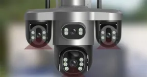 Három szemmel figyeli a kerted a V380 Pro T12 kamera